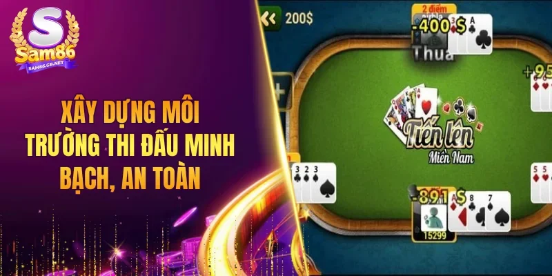 Xây dựng môi trường thi đấu minh bạch, an toàn